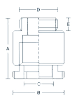 Marine cable gland diagram Brass Marine Cable Glands