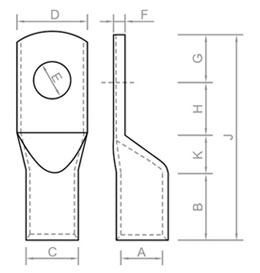 Heavy Duty Cable Lugs For Xlpe Xables