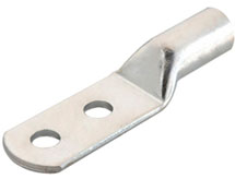 Two Hole Copper Cable Terminal Ends With Extended Palm
